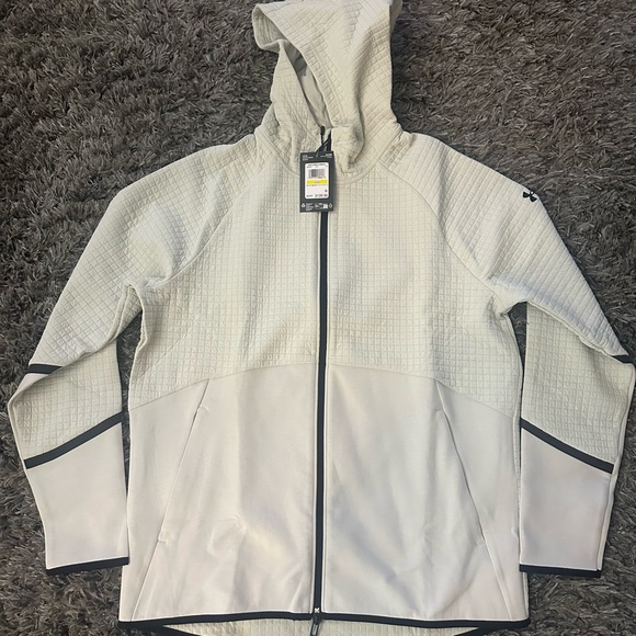 Men's UA Unstoppable Fleece Grid Full-Zip size M - Picture 4 of 4